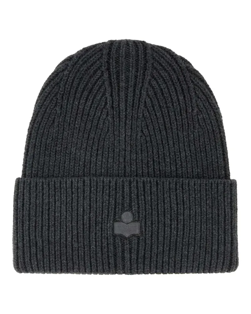 Isabel Marant Mayers ribbed beanie hat - Grau Grau