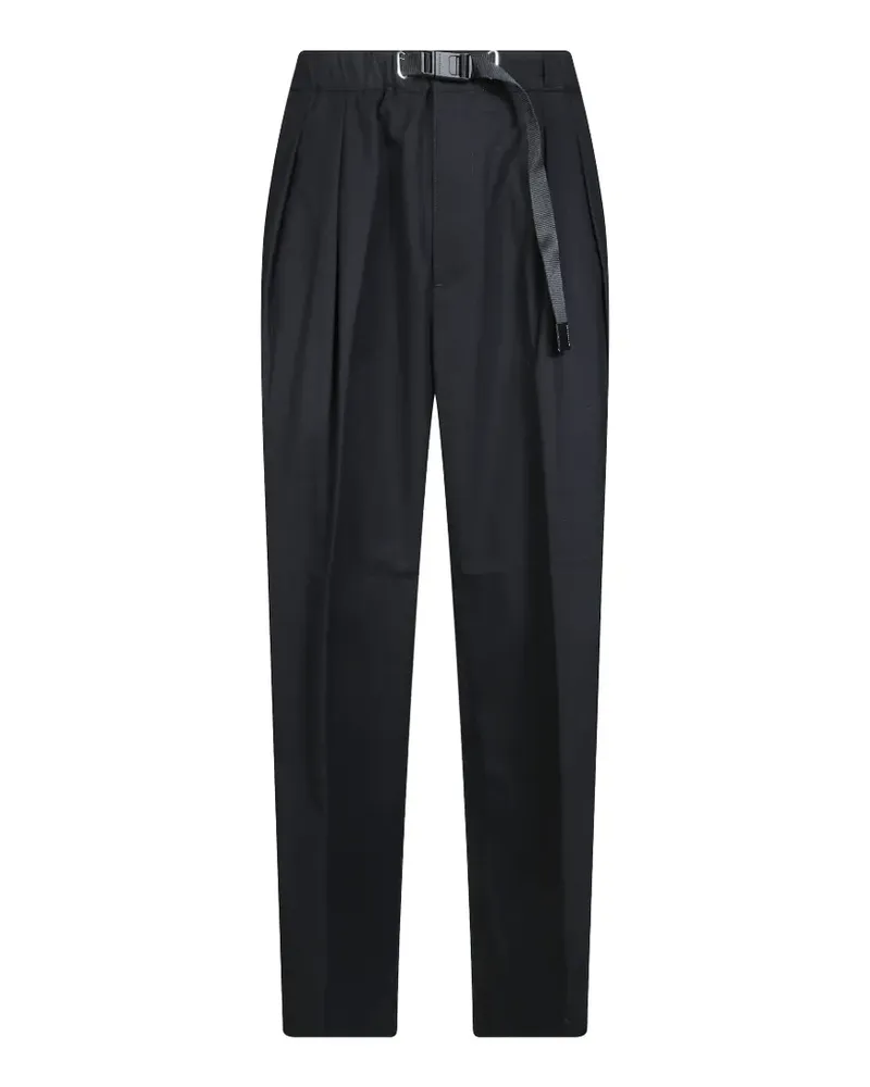 PLAN C Plissierte Hose mit Gürtel - Schwarz Schwarz
