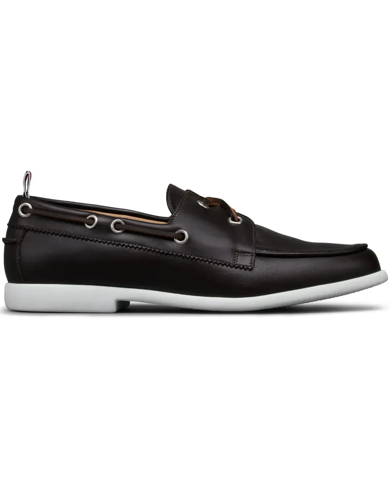 Thom Browne Brogue Segelschuhe - Braun Braun