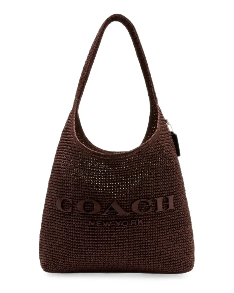 Coach Brooklyn Tote Bag mit Logo 39cm - Braun Braun