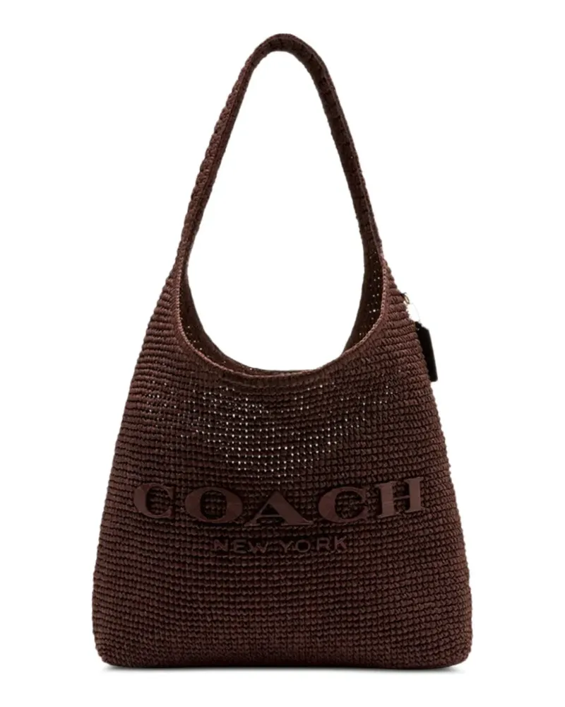 Coach Brooklyn Tote Bag mit Logo 39cm - Braun Braun