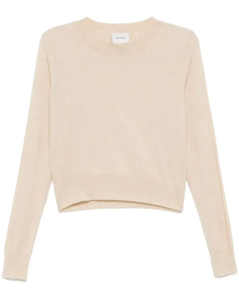 Reformation Dana Pullover - Nude Nude