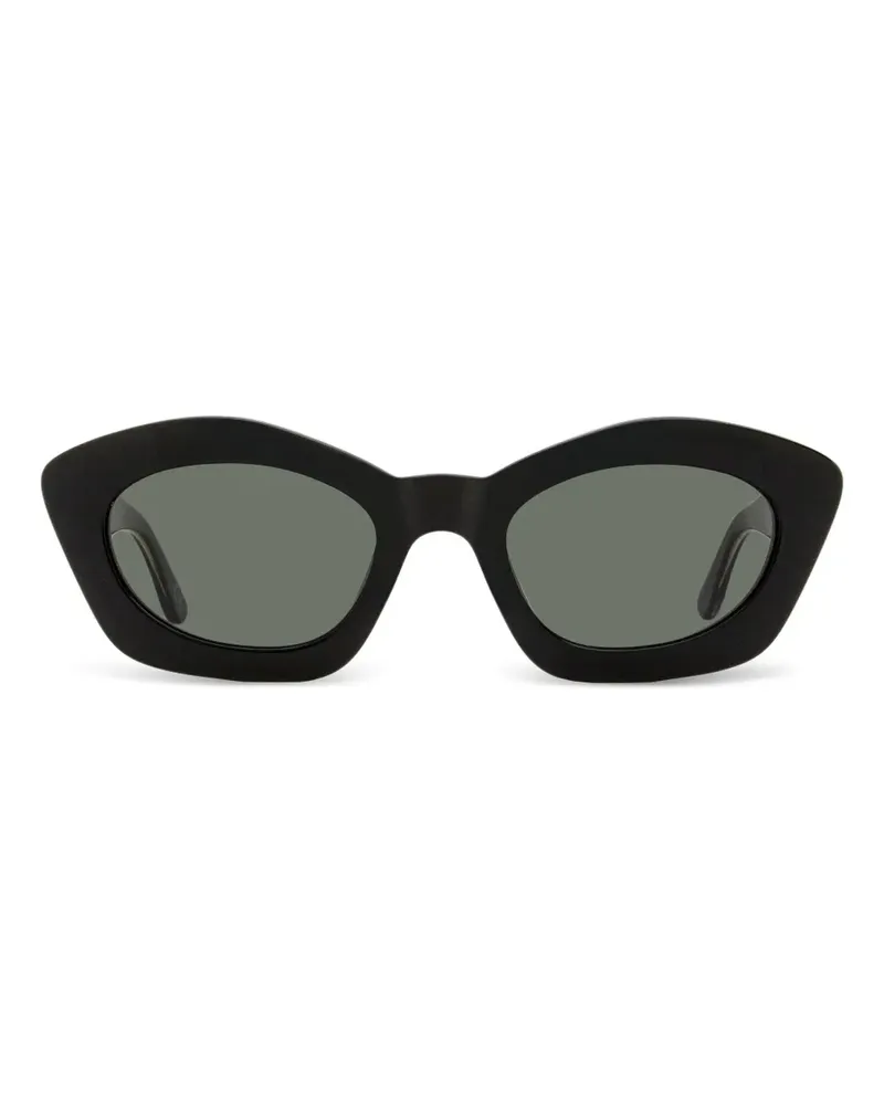 Marni Sonnenbrille mit Cat-Eye-Gestell - Schwarz Schwarz