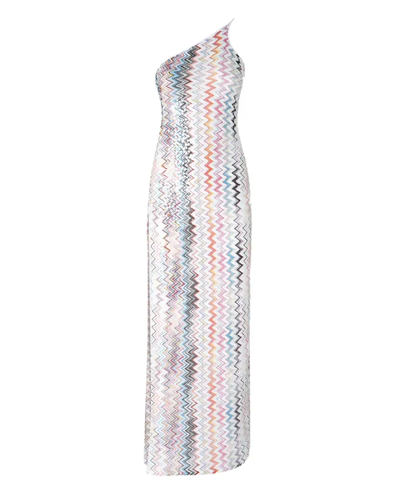 Missoni Kleid mit Zickzackmuster - Rosa Rosa