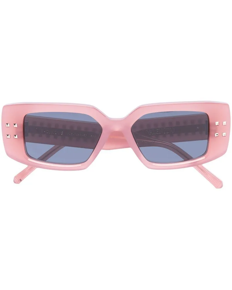 Valentino Garavani Sonnenbrille mit eckigem Gestell Rosa