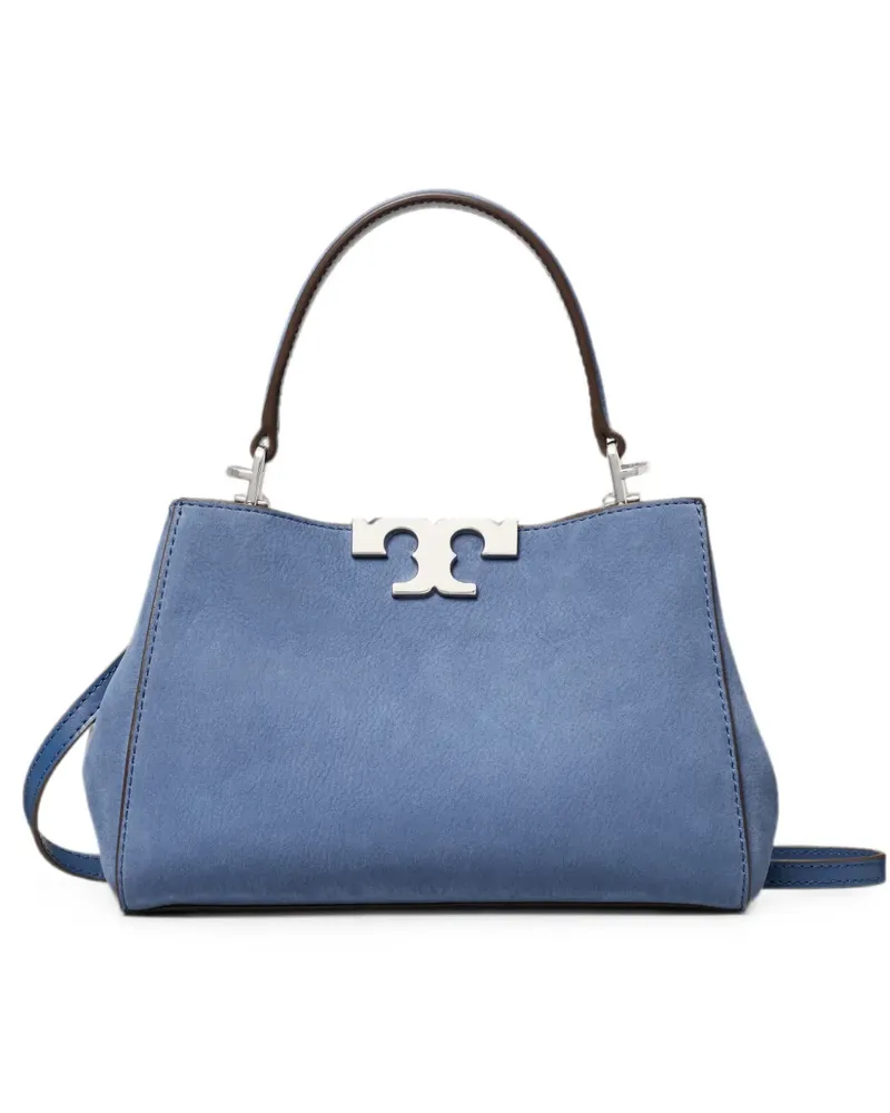 Tory Burch Eleanor nubuck mini satchel - Blau Blau