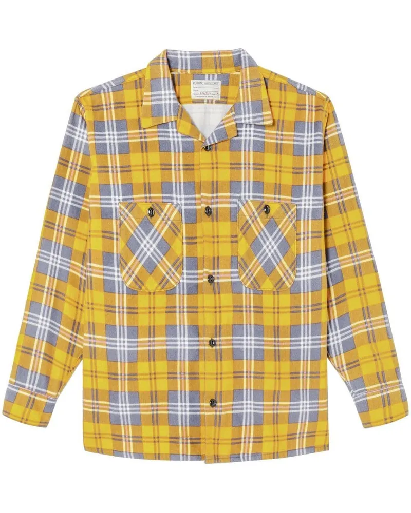 RE/DONE Langärmeliges Hemd - Gelb Gelb