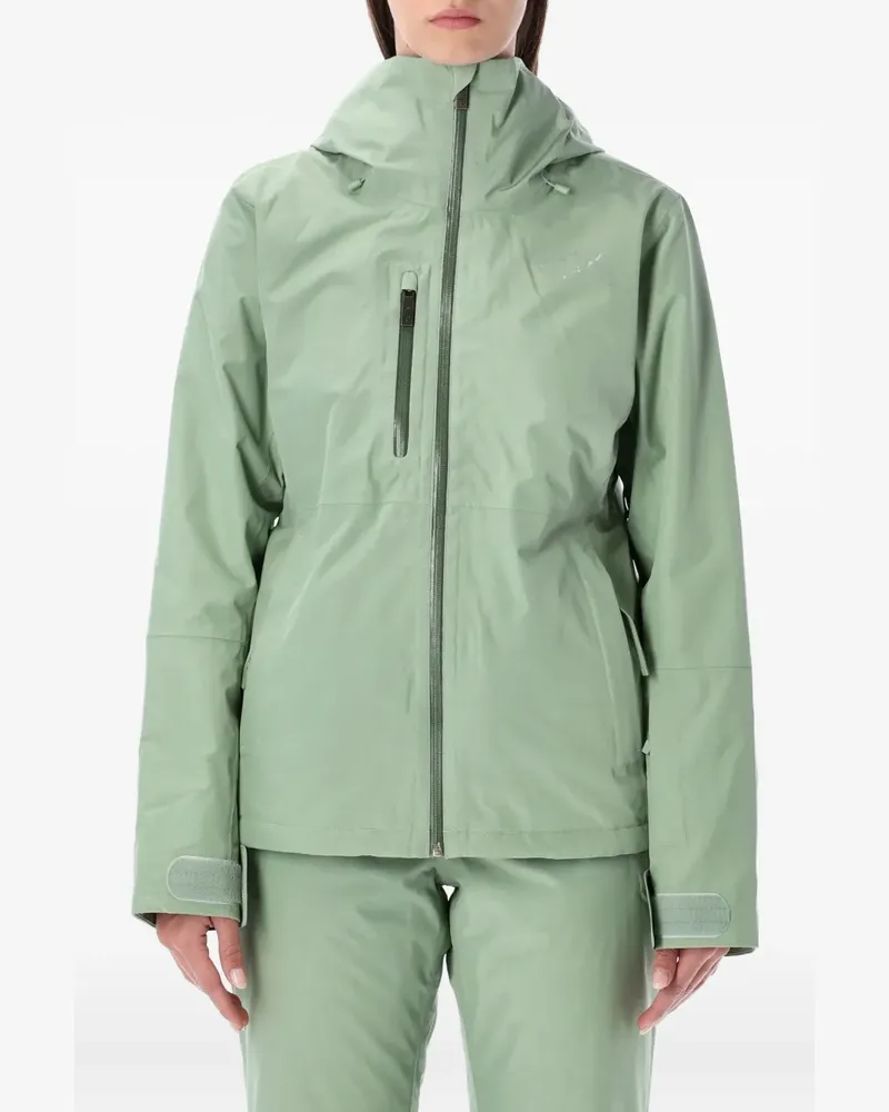 The North Face hooded zip skiwear jacket - Grün Grün