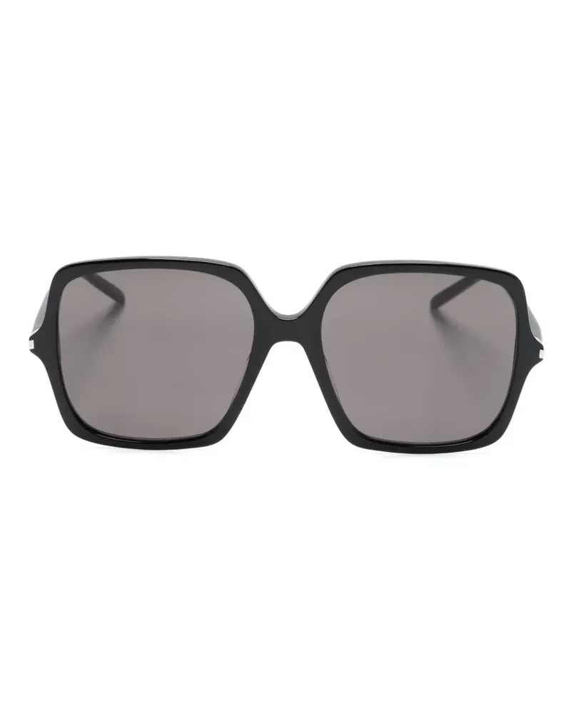 Saint Laurent Eckige SL 591 Sonnenbrille - Schwarz Schwarz