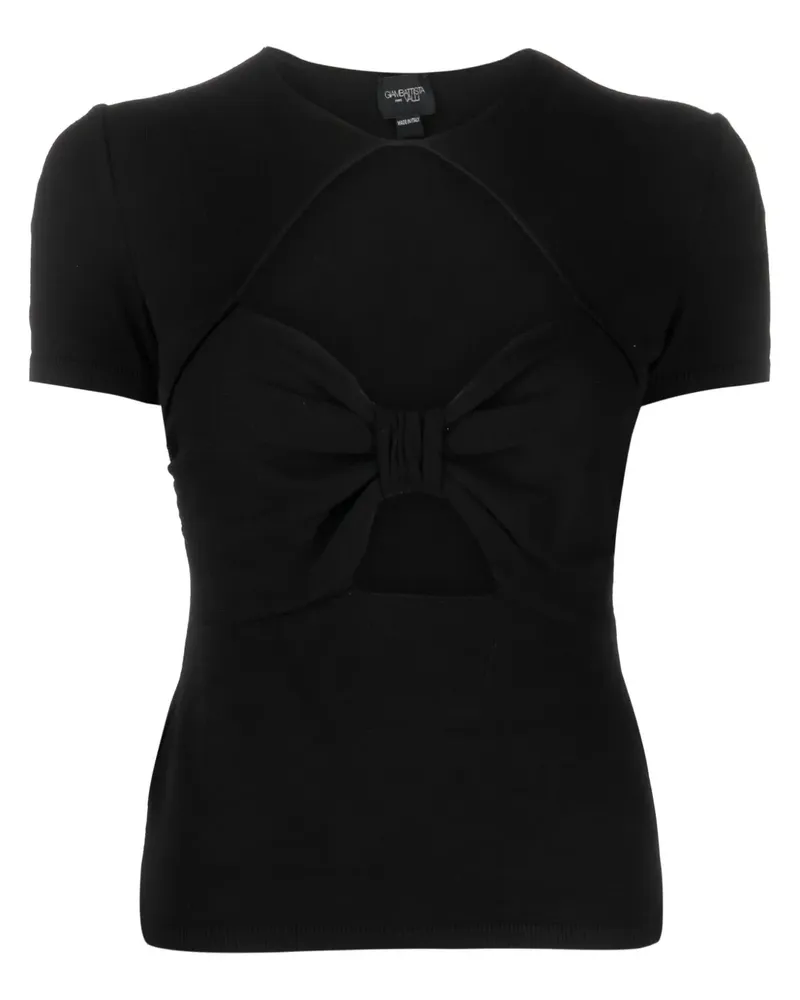 Giambattista Valli Oberteil mit Cut-Out - Schwarz Schwarz