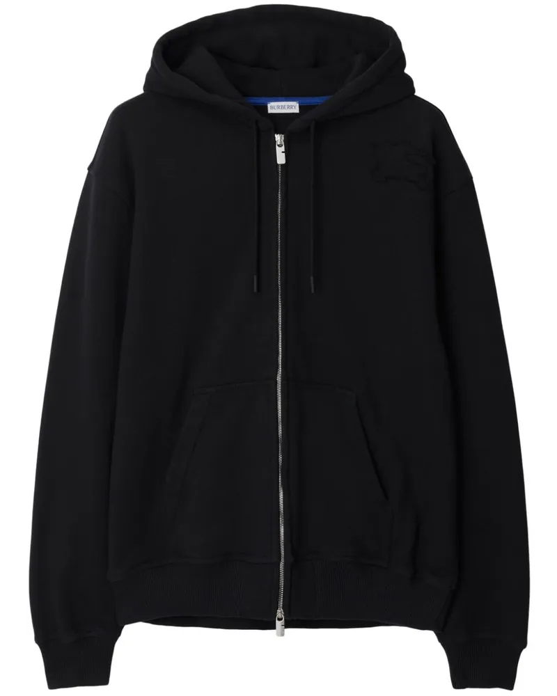 Burberry Hoodie mit Equestrian Knight-Applikation Schwarz