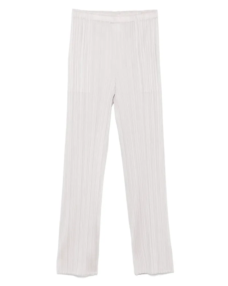 Issey Miyake Plissierte Hose - Nude Nude