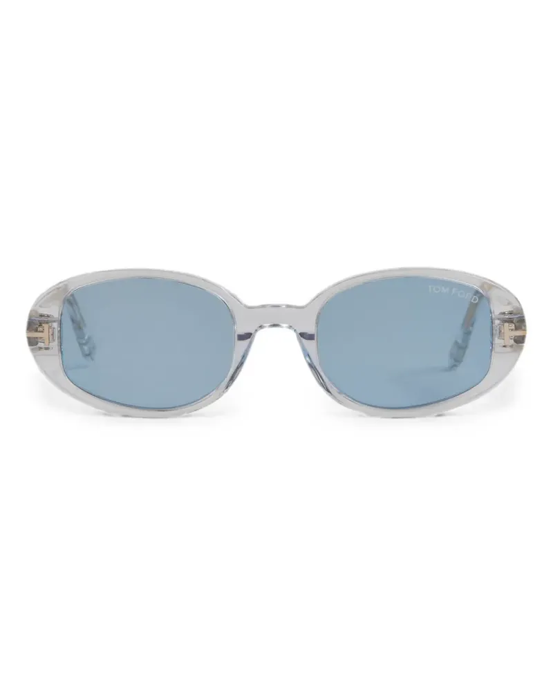 Tom Ford Iggy oval-frame sunglasses - Grau Grau