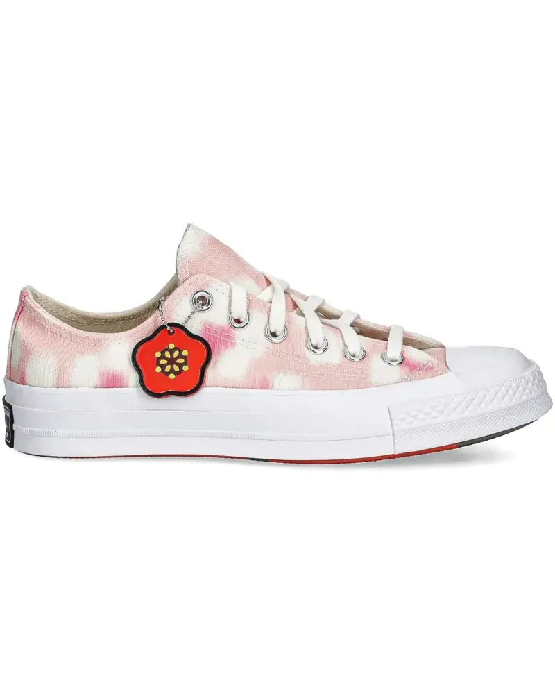 Kenzo x Converse Batik-Sneakers mit Blume - Rosa Rosa