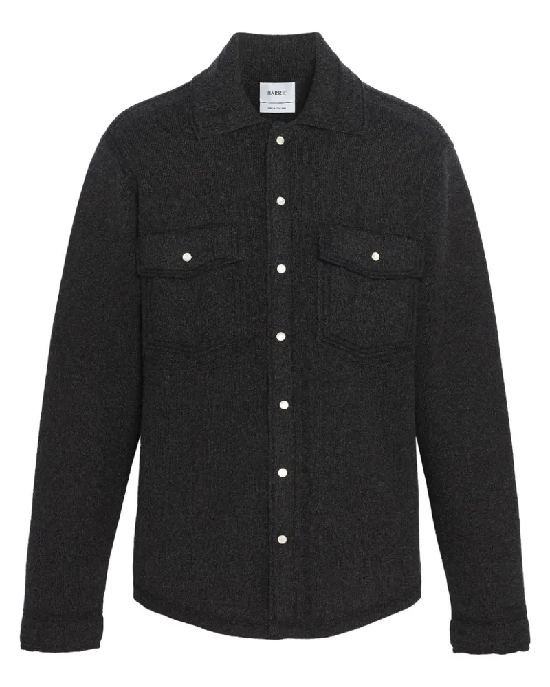 Barrie Gestrickte Hemdjacke - Schwarz Schwarz