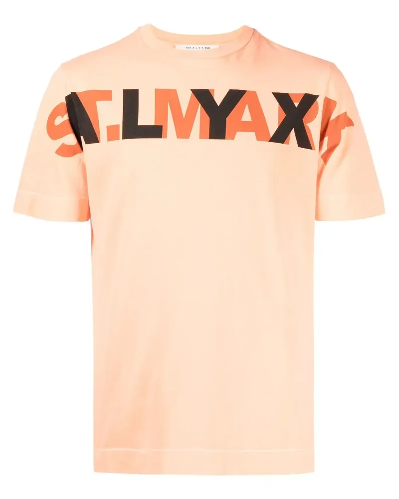 1017 ALYX 9SM T-Shirt mit Logo-Print - Orange Orange