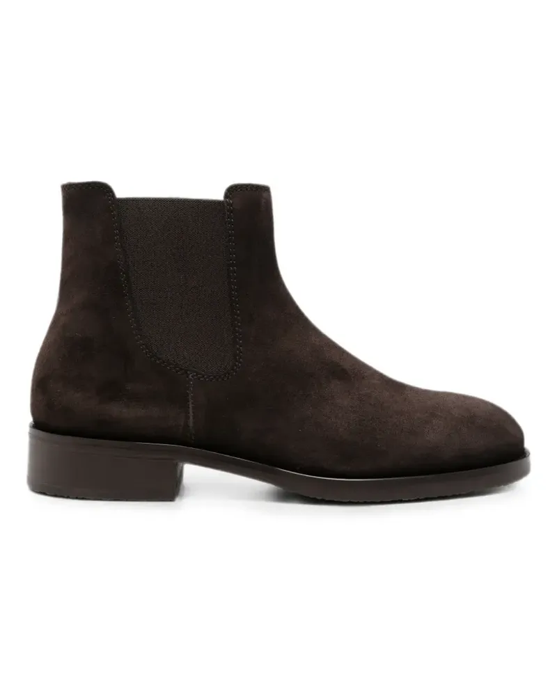 Sandro Chelsea-Boots mit elastischem Bund - Braun Braun