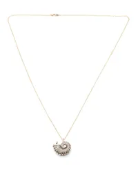 Bibi van der Velden 18kt rose gold Poseidon's Getaway sapphire and diamond necklace Rosa