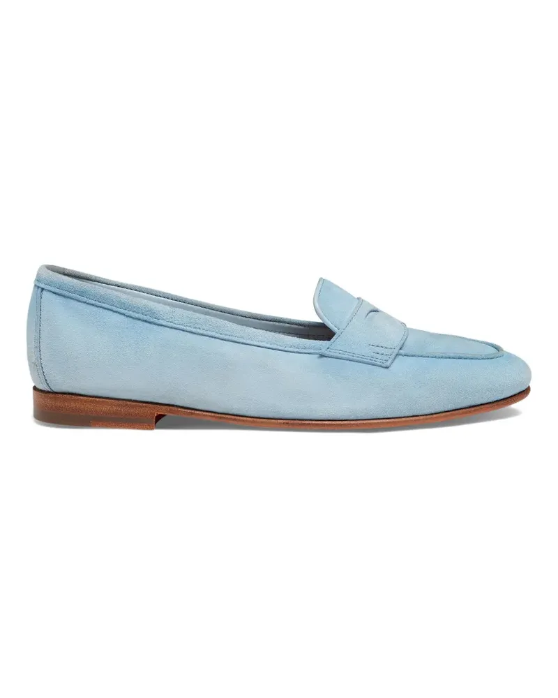 Santoni Carla suede loafers - Blau Blau
