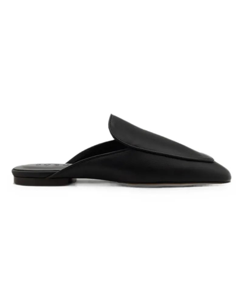 Soeur Antonine leather mules - Schwarz Schwarz