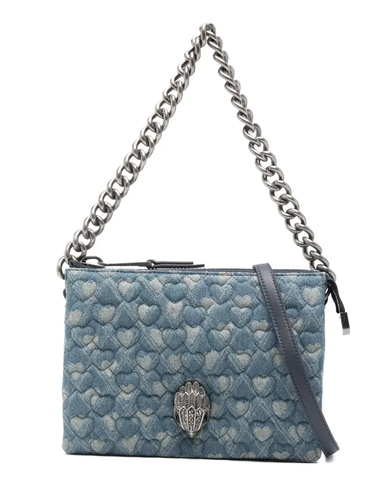 Kurt Geiger Gesteppte Kensington Schultertasche - Blau Blau