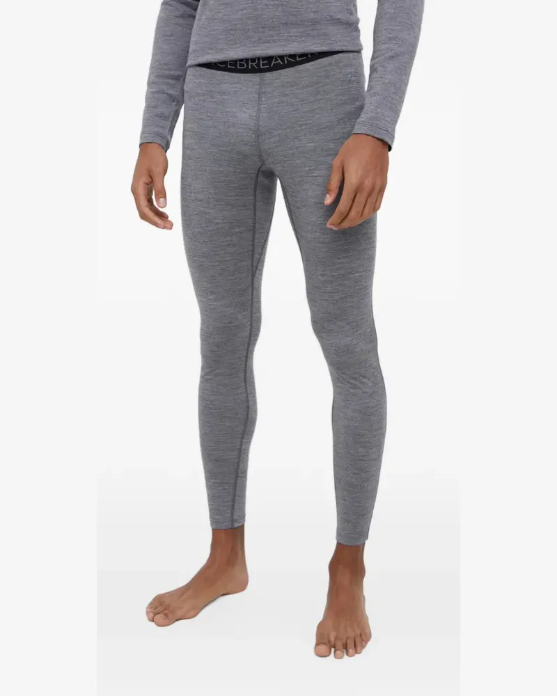 Icebreaker Leggings mit Logo-Bund - Grau Grau