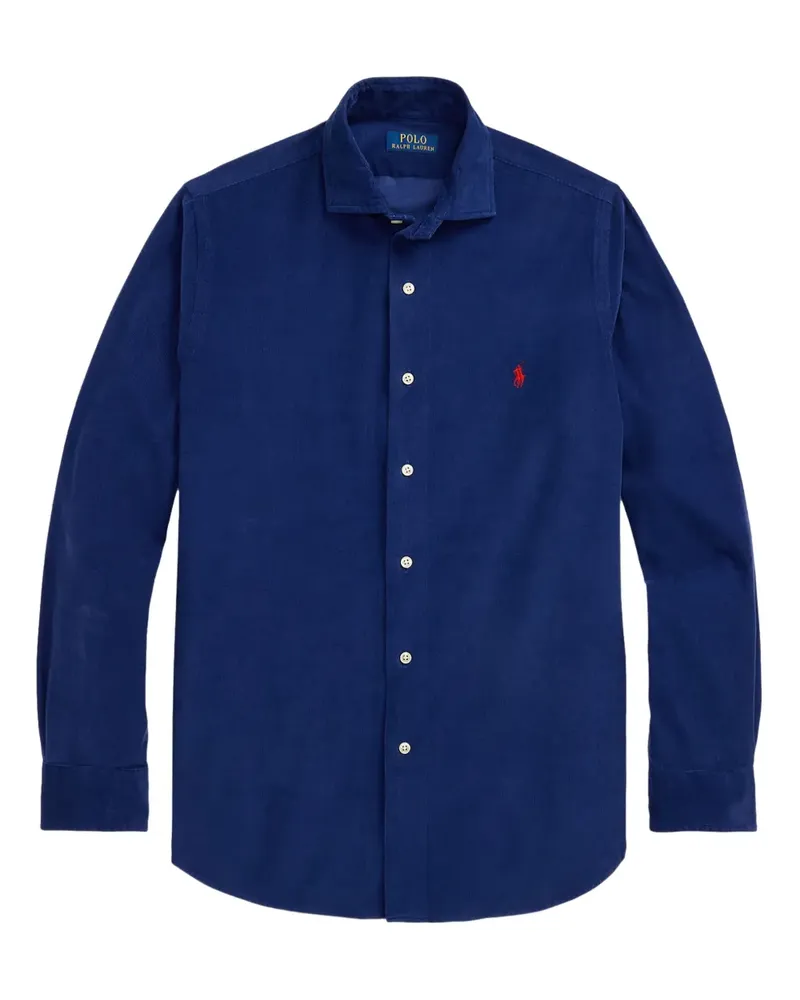 Ralph Lauren Hemd aus Cord - Blau Blau