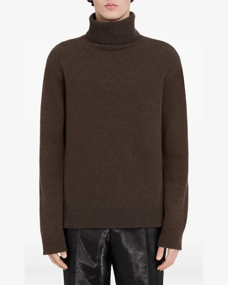 Maison Margiela Pullover mit Rollkragen - Braun Braun