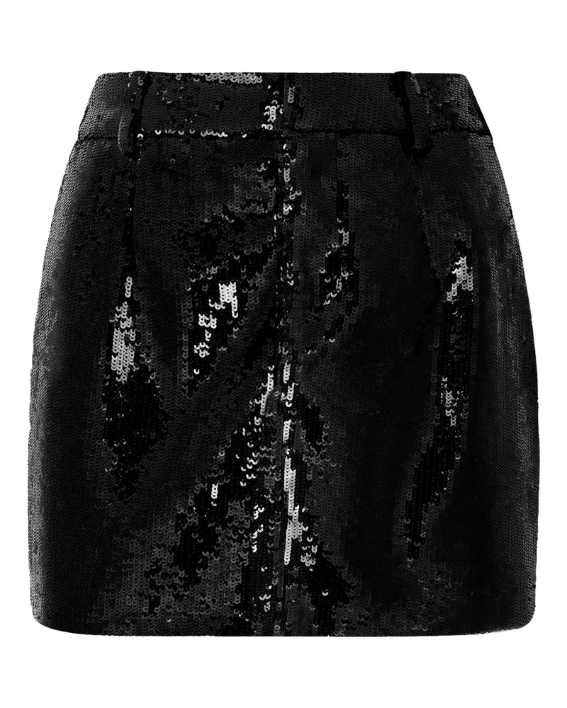 Philipp Plein sequin mini skirt - Schwarz Schwarz