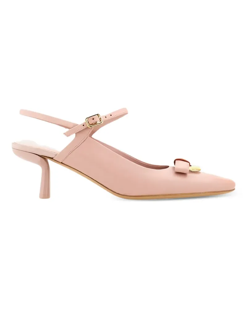 Ferragamo Slingback-Pumps mit Schleife - Rosa Rosa