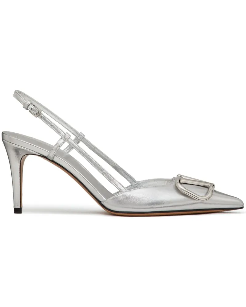 Valentino Garavani VLogo Pumps 80mm - Silber Silber