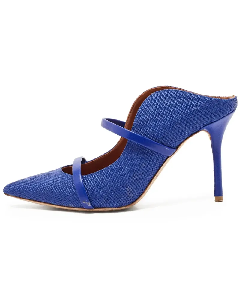 Malone Souliers Pumps mit spitzer Kappe 80mm - Blau Blau