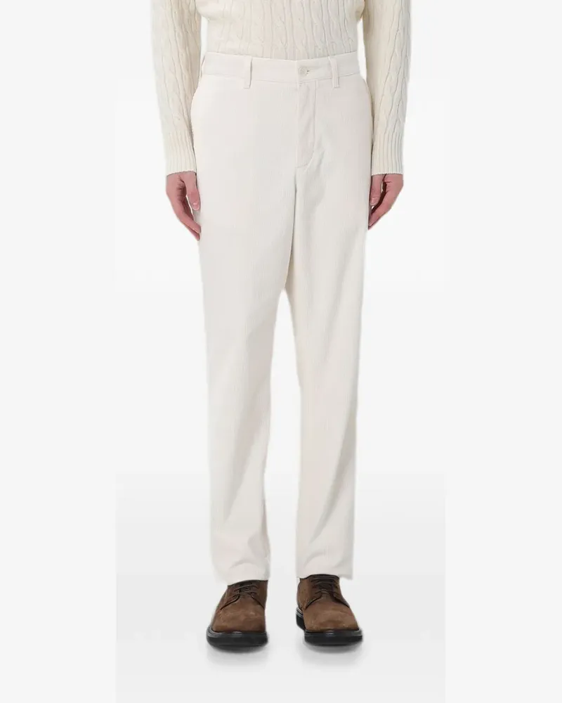 Lacoste Chino aus Cord - Weiß Weiß