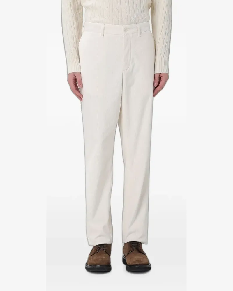 Lacoste corduroy chino trousers - Weiß Weiß