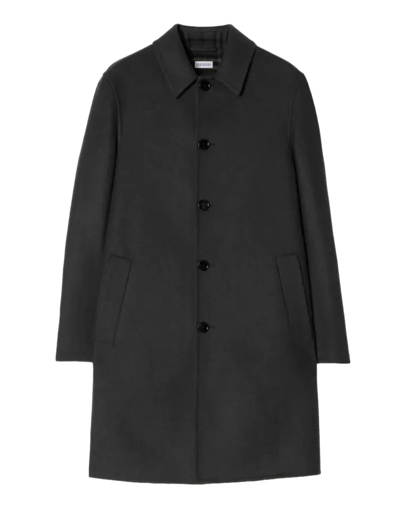 Burberry mid-length wool Worthing car coat - Grau Grau