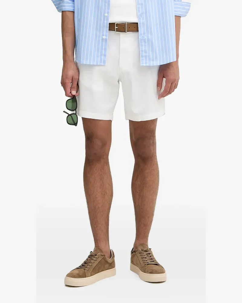 Michael Kors Shorts aus Baumwollstretch - Weiß Weiß