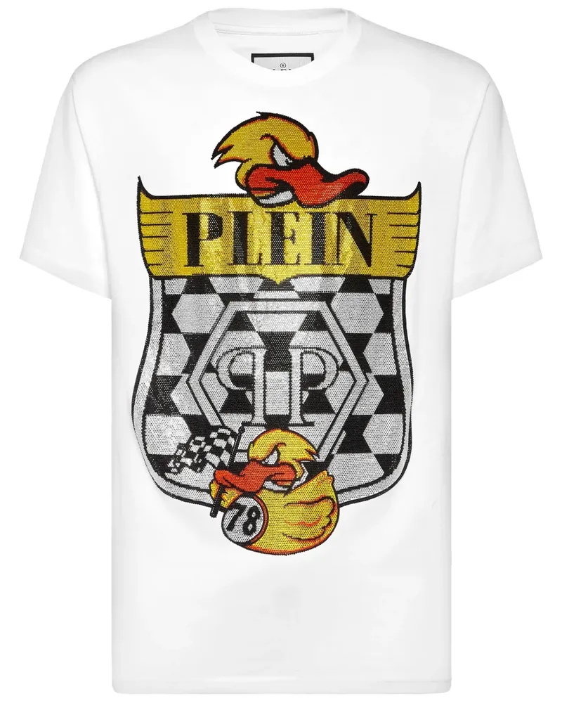 Philipp Plein Duck 1978 T-Shirt - Weiß Weiß
