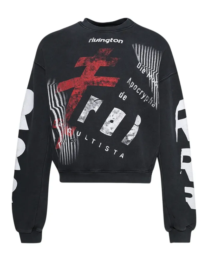 RRR123 Sweatshirt mit Rundhalsausschnitt - Grau Grau