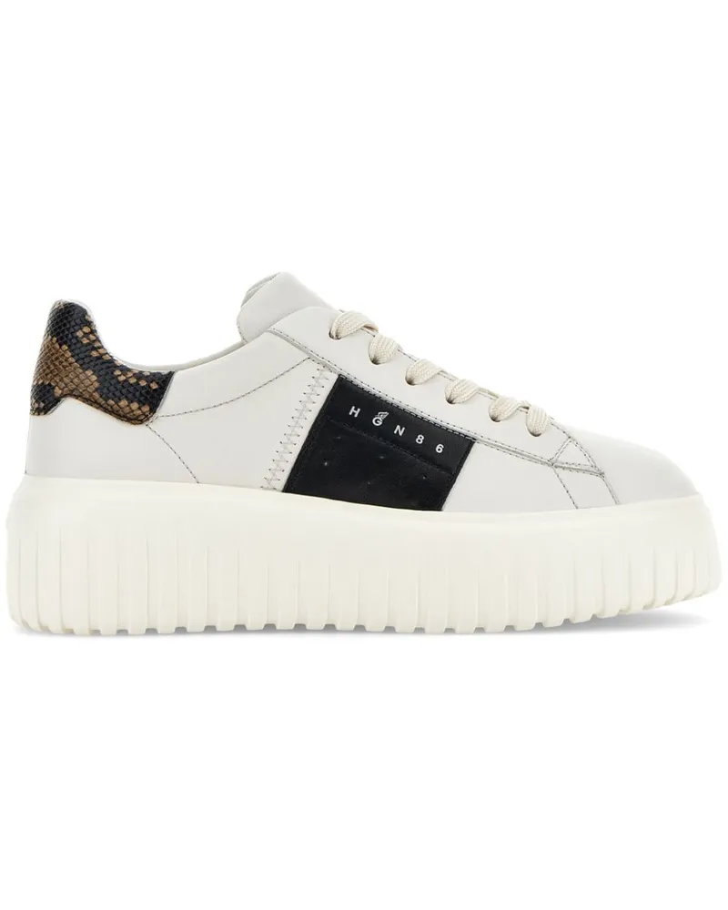 Hogan H-Stripes Sneakers - Weiß Weiß