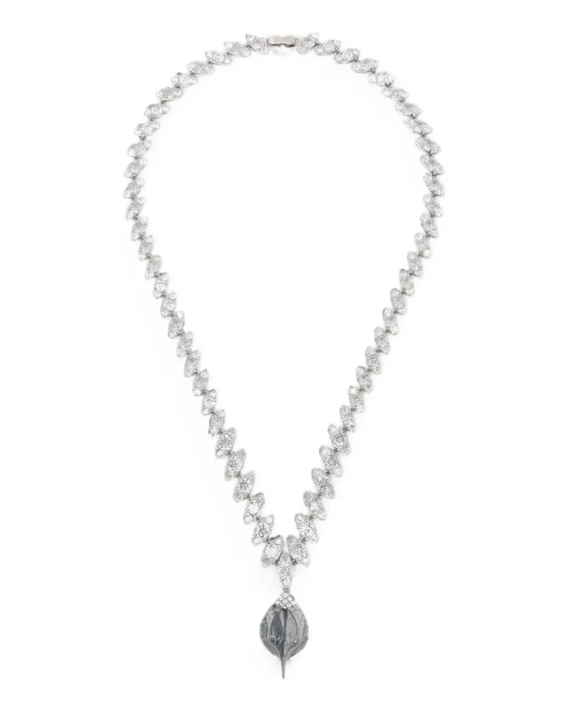 OTTOLINGER crystal-embellished pendant necklace - Silber Silber