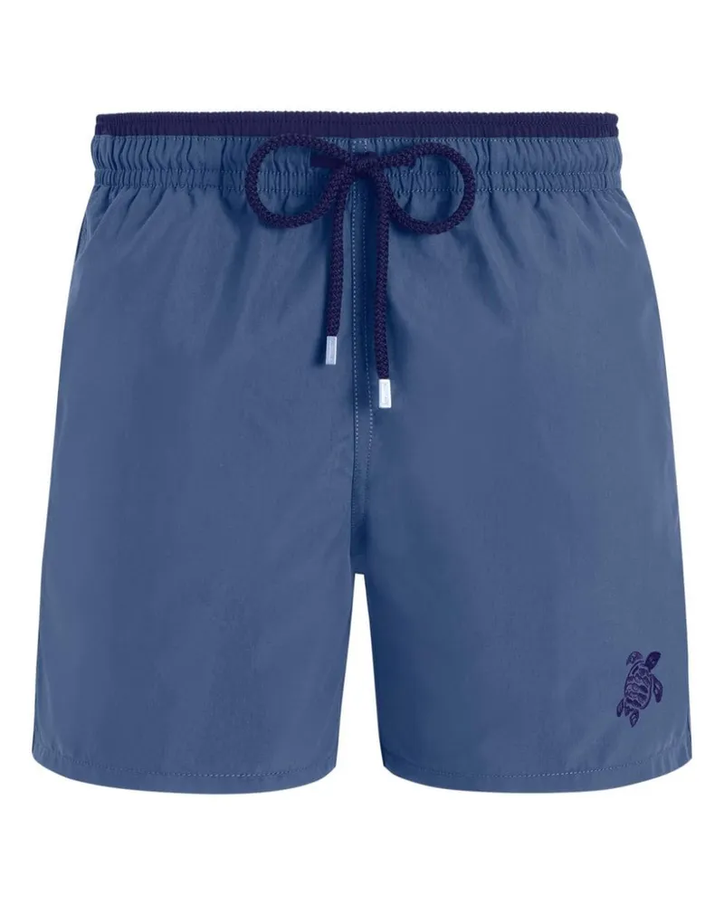 Vilebrequin Badeshorts mit Logo-Stickerei - Blau Blau