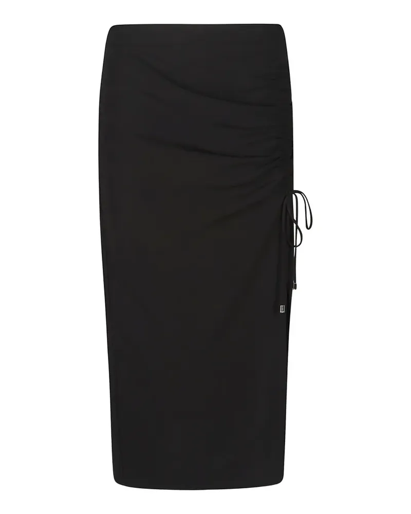 Patrizia Pepe drawstring midi skirt - Schwarz Schwarz