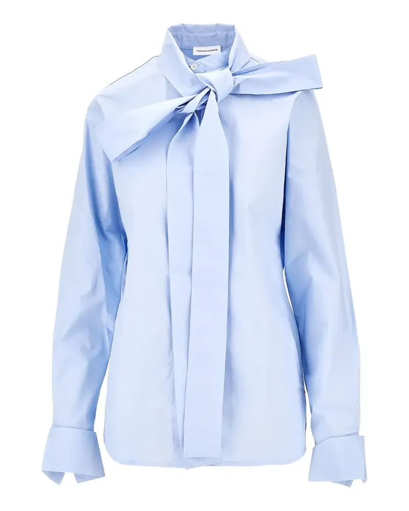 7 for all mankind Hemd mit Schleifenkragen - Blau Blau