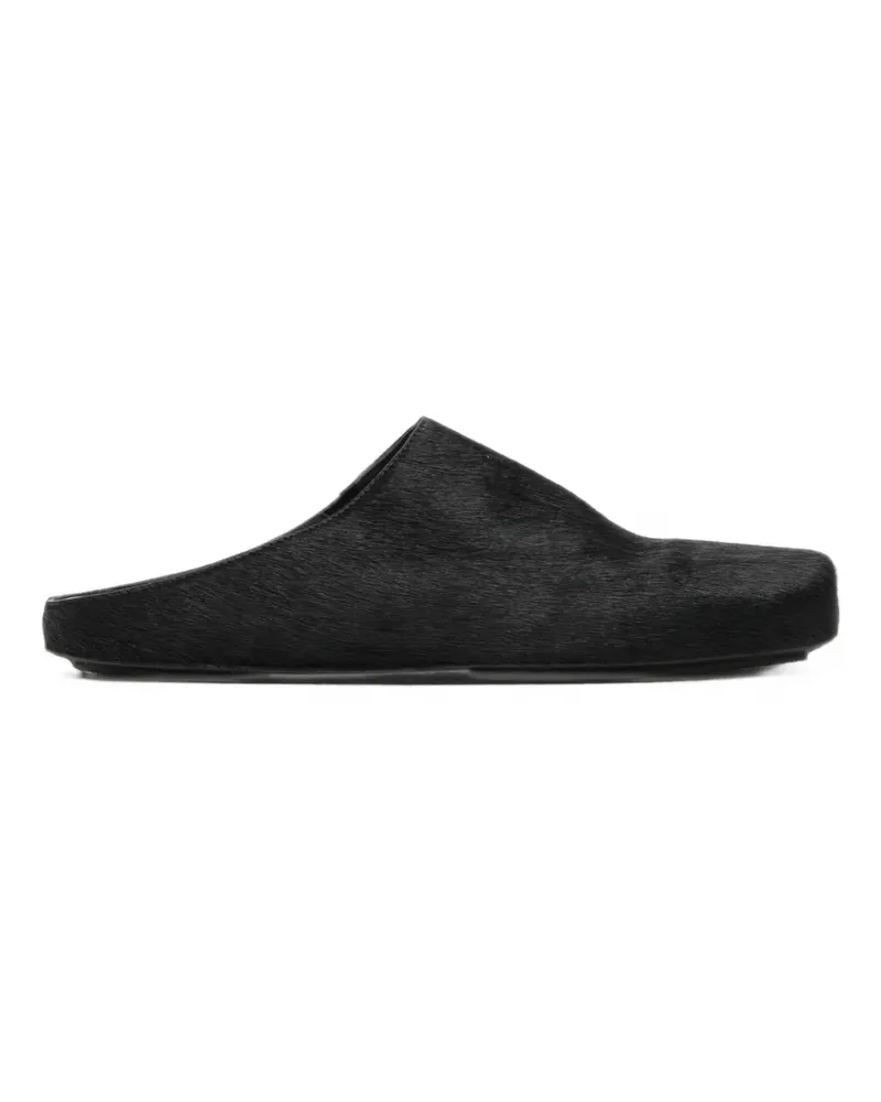 Uma Wang Ballerina-Mules - Schwarz Schwarz