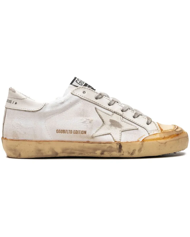 Golden Goose Super-Star Penstar Captoe White/Beige Sneakers - Weiß Weiß