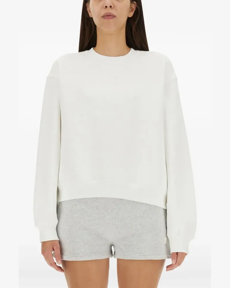 Alexander Wang round-neck long-sleeve sweater - Weiß Weiß