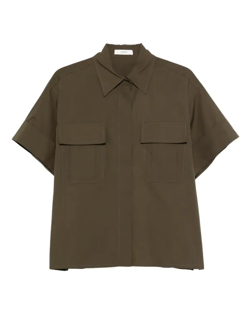 Joseph pocket poplin shirt - Grün Grün