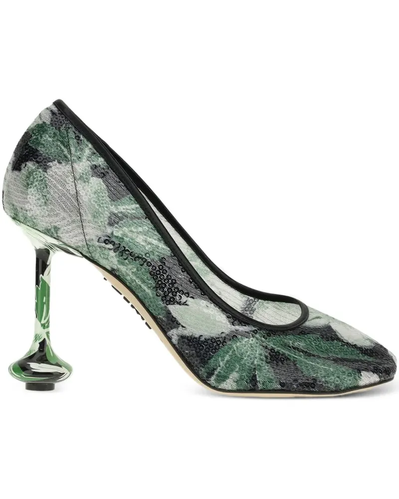 Loewe Toy Pumps 90mm - Grün Grün
