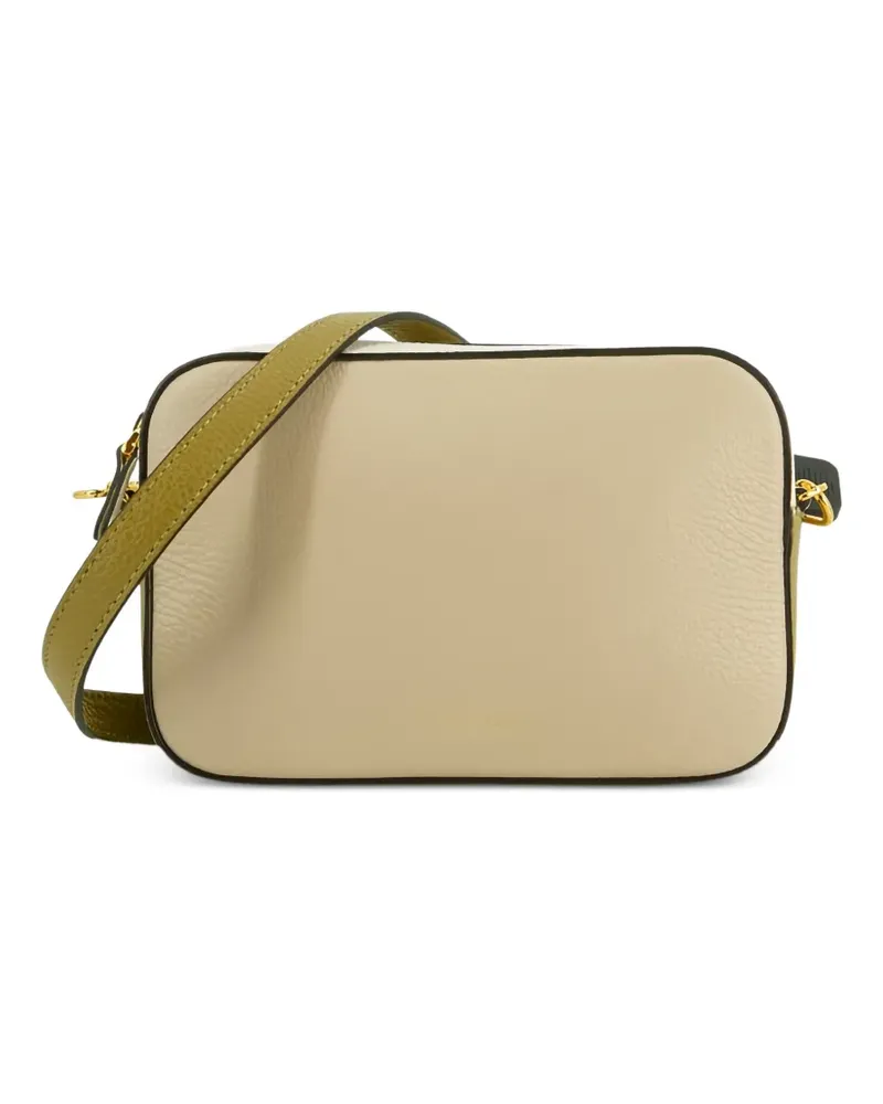 Coccinelle small Tebe textured cross body bag - Nude Nude