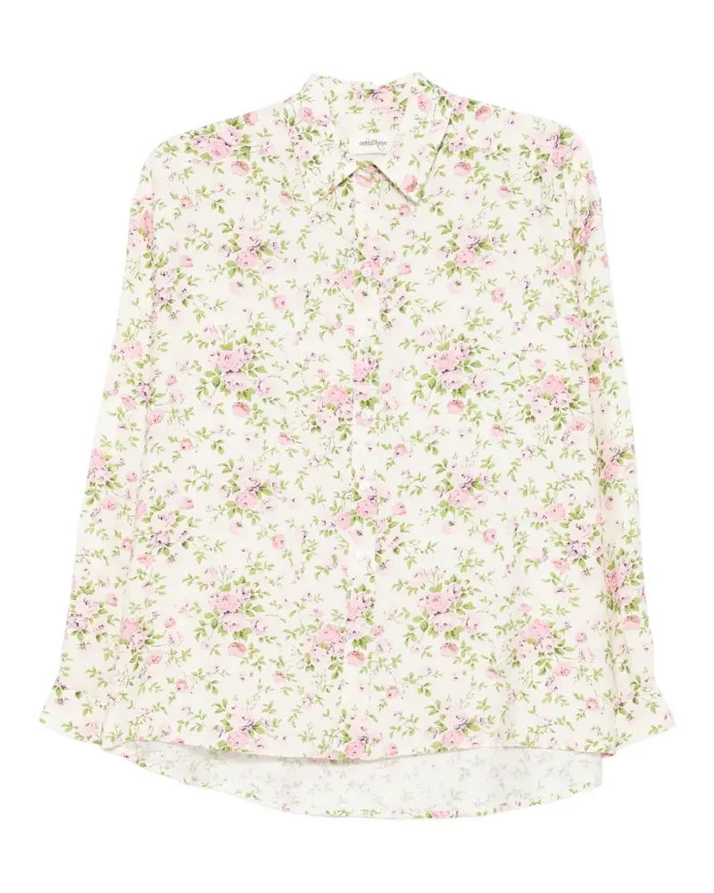 ottod’Ame floral-print shirt - Nude Nude